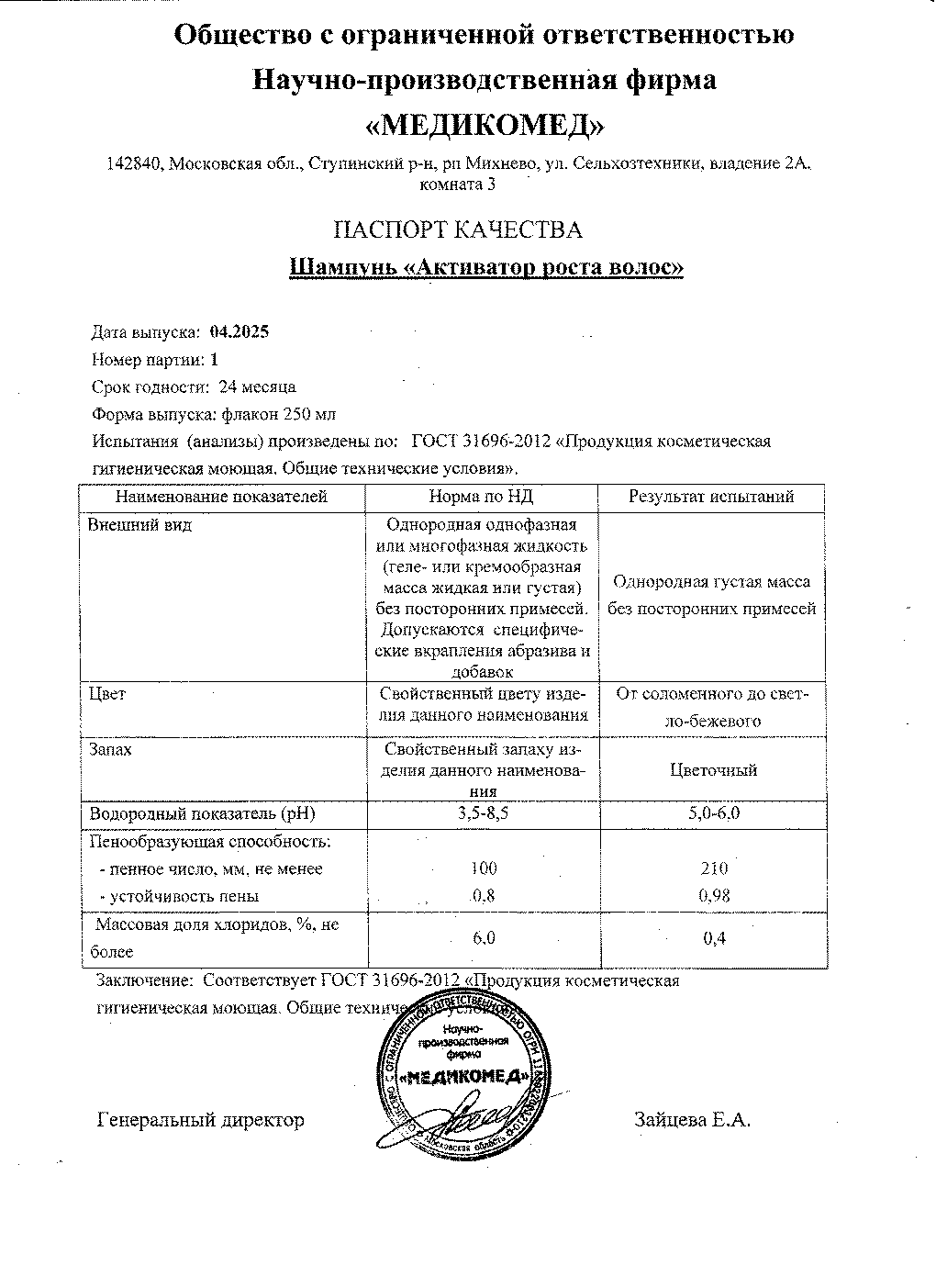 Паспорт №042025